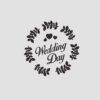 Wedding Day Stempel Motiv 2 Hochzeitsstempel online kaufen
